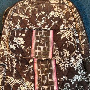 Vera Bradley retired book bag